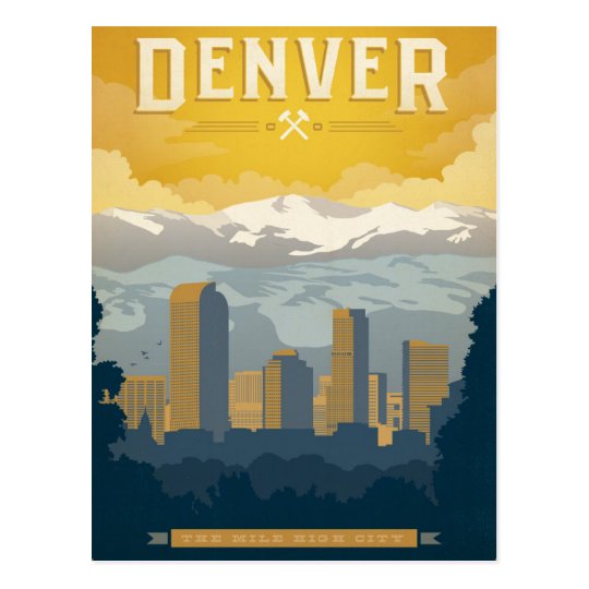 Denver, CO Postcard