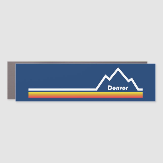 Denver, Colorado Car Magnet (Front)