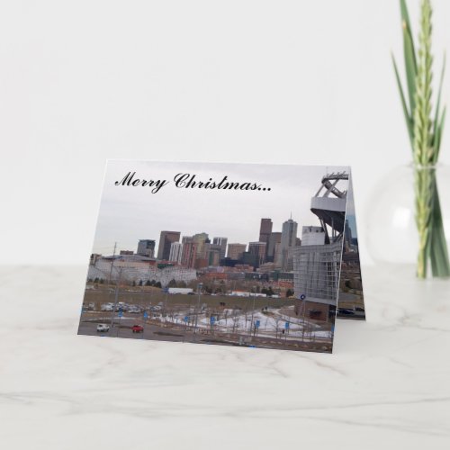 Denver Colorado Christmas Card