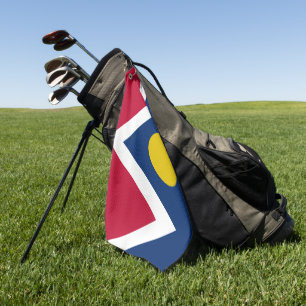 Denver (Colorado) city flag Golf Towel