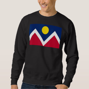 Denver Colorado City Flag History Heritage Travel Sweatshirt