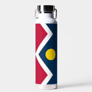Denver (Colorado) city flag Water Bottle