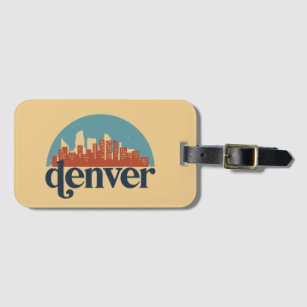 Louisville, Kentucky Stylized Skyline Luggage Tag, Zazzle