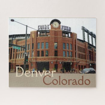 Denver  Colorado  Coors Field Jigsaw Puzzle by photog4Jesus at Zazzle