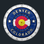 Denver Colorado Dart Board<br><div class="desc">Denver Colorado</div>