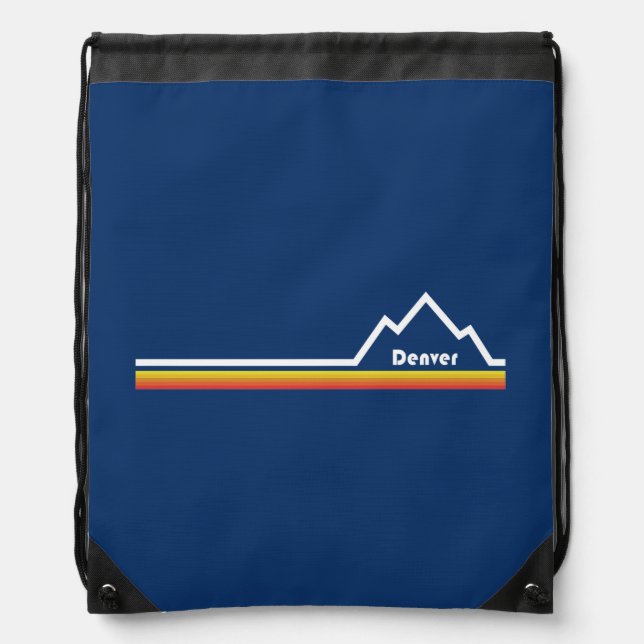 Denver, Colorado Drawstring Bag (Front)