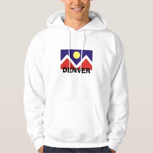 Denver Colorado Flag Hoodie