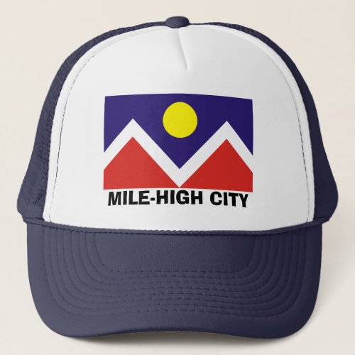 Denver Colorado Flag Trucker Hat