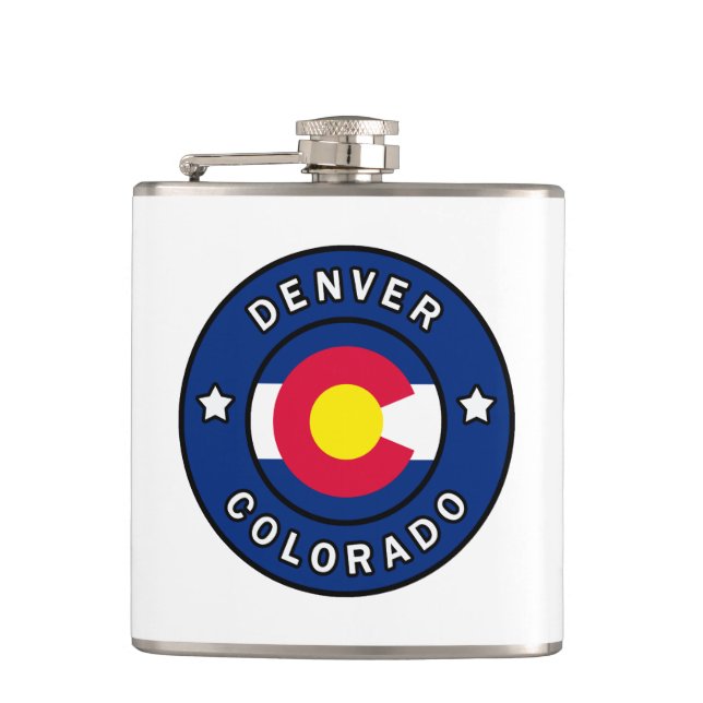 Denver Colorado Flask (Front)