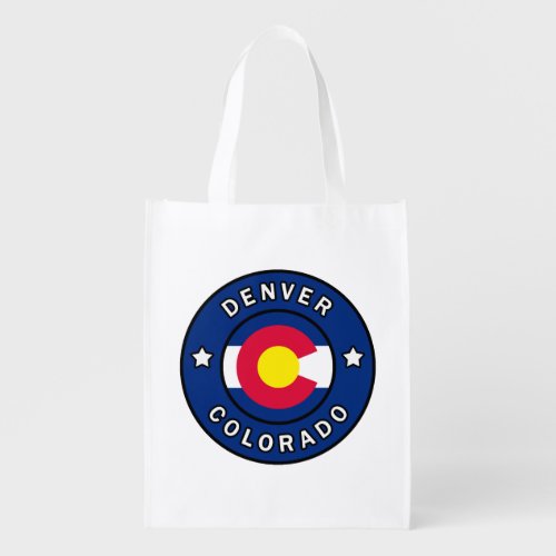 Denver Colorado Grocery Bag