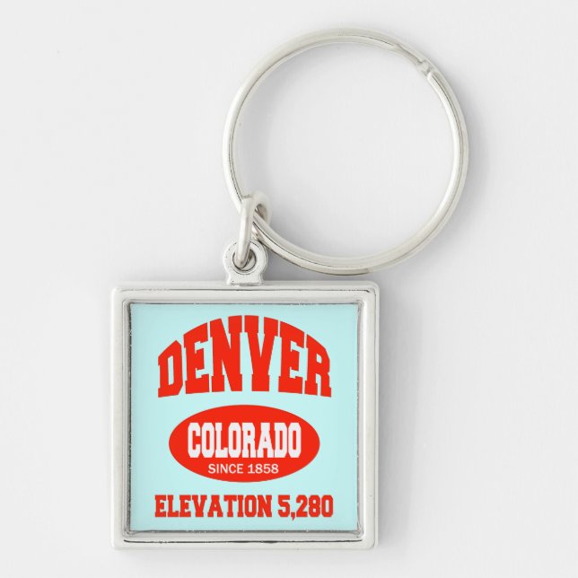 Denver Colorado Keychain (Front)