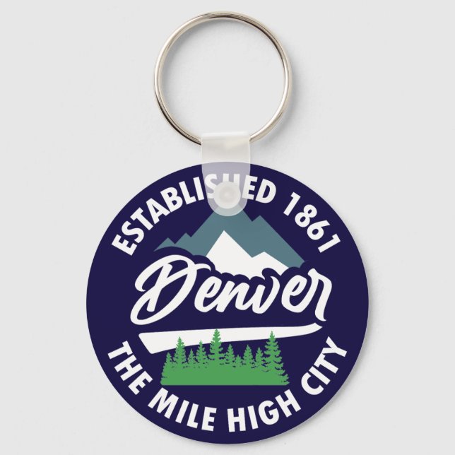 Denver,Colorado Keychain (Front)