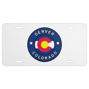 Denver Colorado License Plate