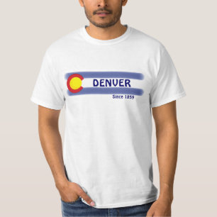 Denver Colorado local flag value tee