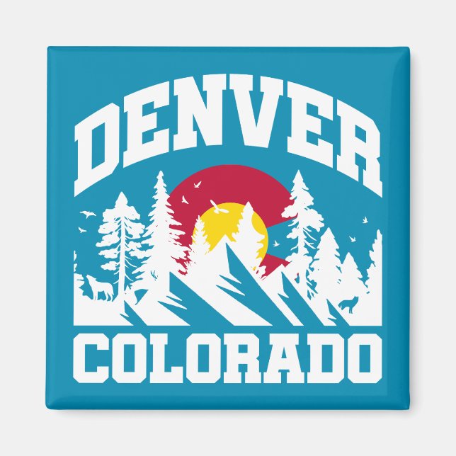 Denver,Colorado Magnet (Front)