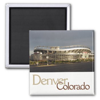 Denver  Colorado Mile High Stadium Magnet by photog4Jesus at Zazzle