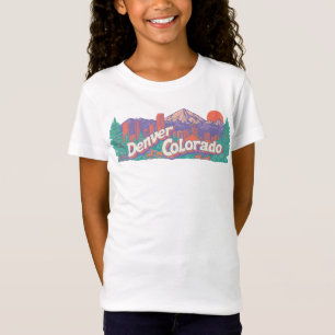 Denver Colorado Mountain City Graphic T-Shirt