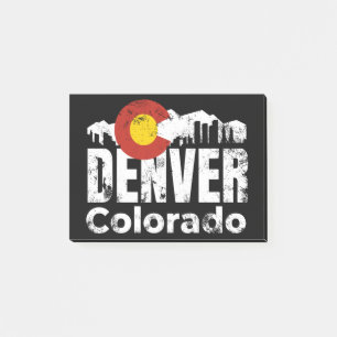 Denver Colorado Mountains Post-it Notes
