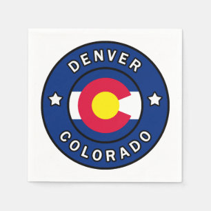 Denver Colorado Napkins