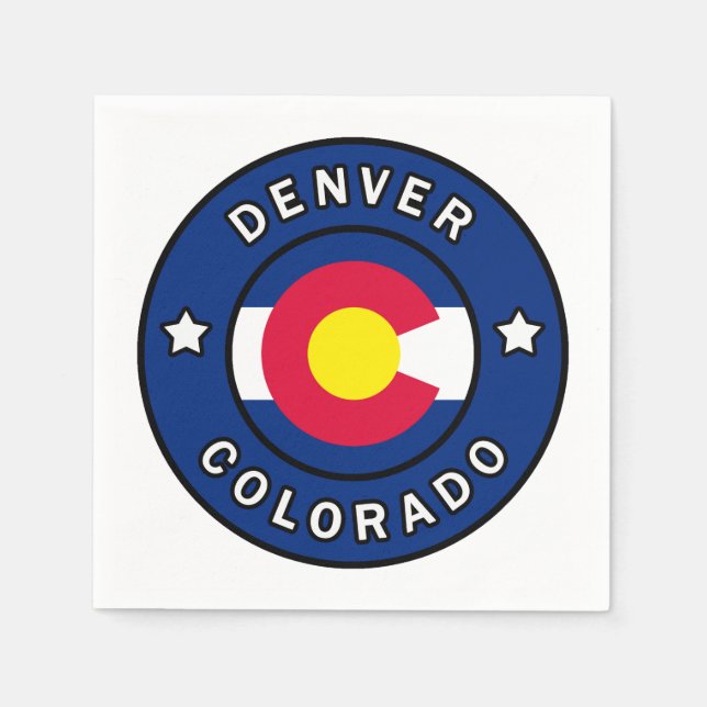 Denver Colorado Napkins (Front)