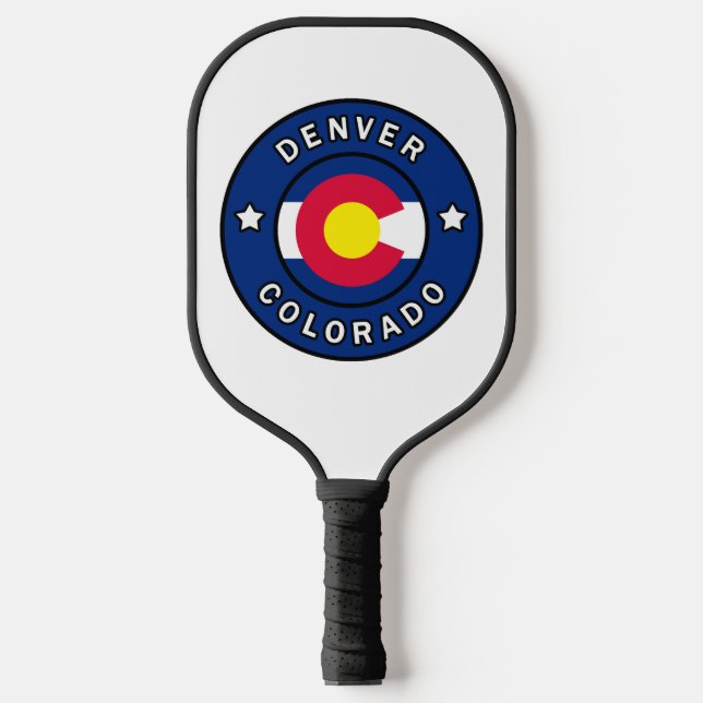 Denver Colorado Pickleball Paddle (Front)
