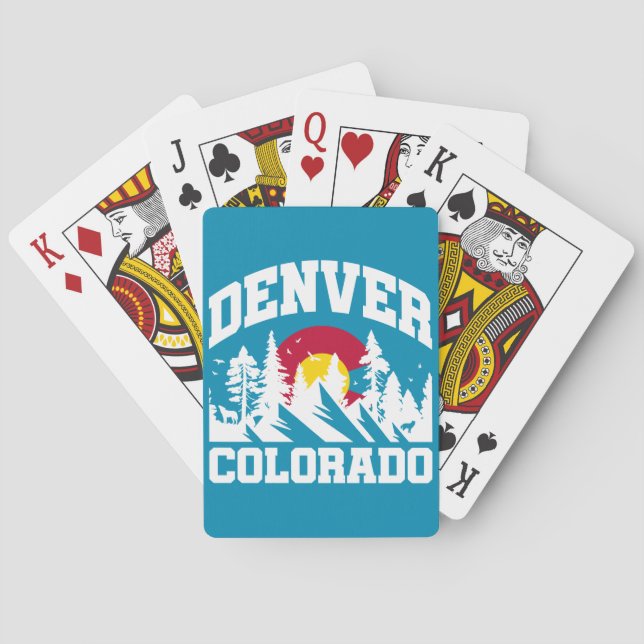 Denver,Colorado Poker Cards (Back)