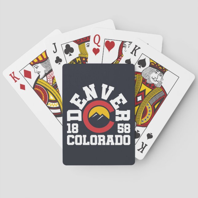 Denver,Colorado Poker Cards (Back)