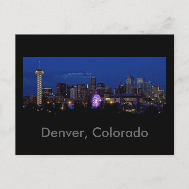 Denver, Colorado Postcard (Front)