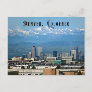 Denver Colorado Postcard For Travel