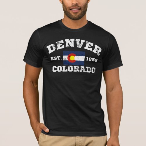 Denver Colorado Retro Vintage T_Shirt