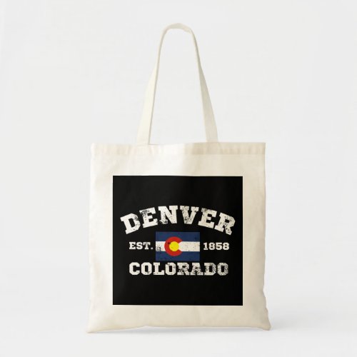 Denver Colorado Retro Vintage Tote Bag