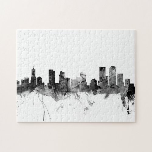 Denver Colorado Skyline Jigsaw Puzzle