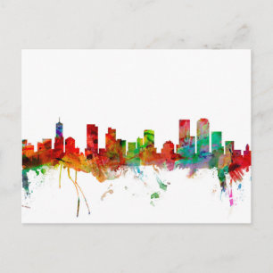 Denver Colorado Skyline Postcard