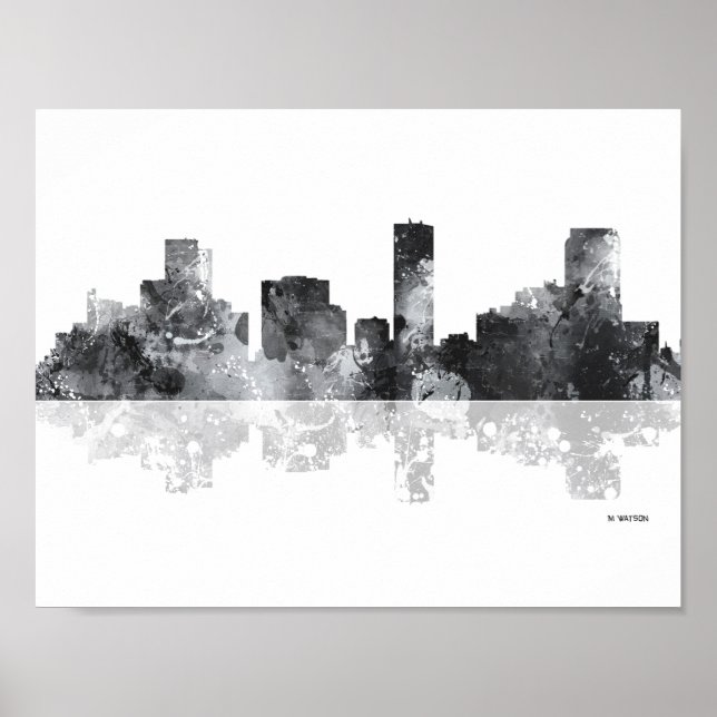 DENVER, COLORADO SKYLINE POSTER (Front)