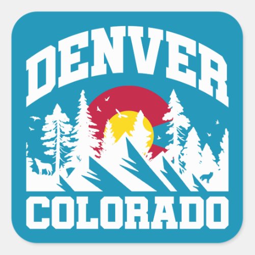 DenverColorado Square Sticker