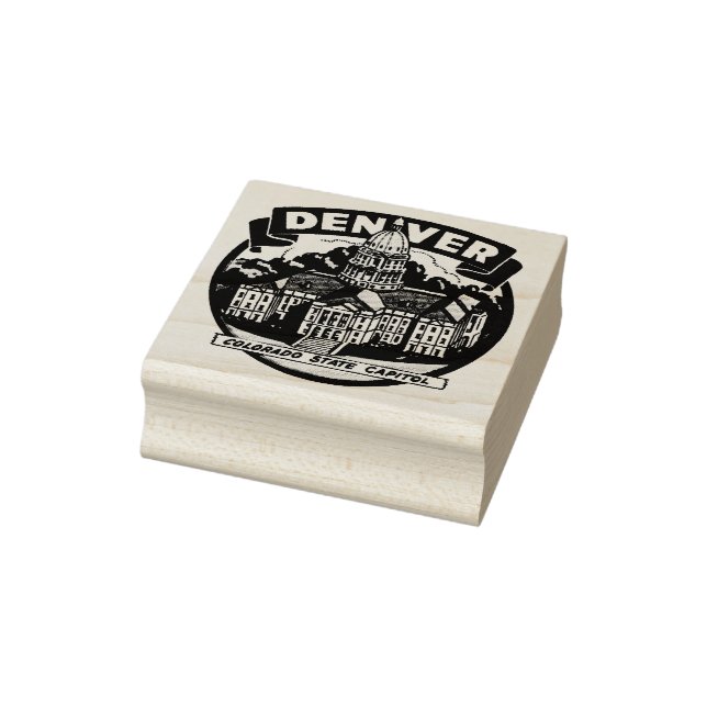 Denver Colorado State Capital Rubber Stamp (Stamp)