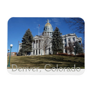 Denver, Colorado, State Capitol Building Magnet