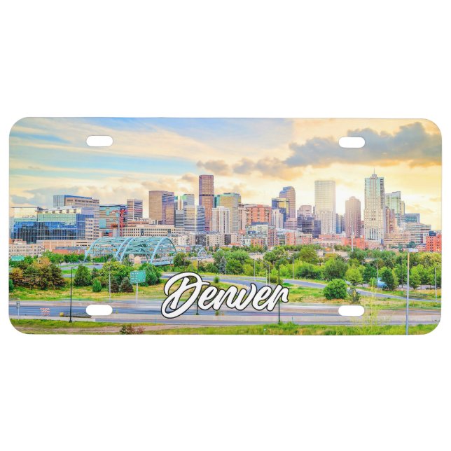 Denver, Colorado, USA License Plate (Front)
