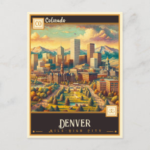 Denver, Colorado   Vintage Postcard