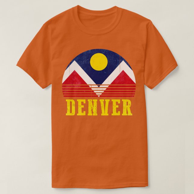 Denver Flag 1 T-Shirt (Design Front)