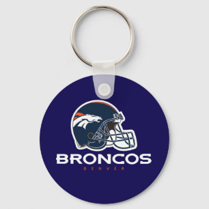 Denver Football Team Button Keychain