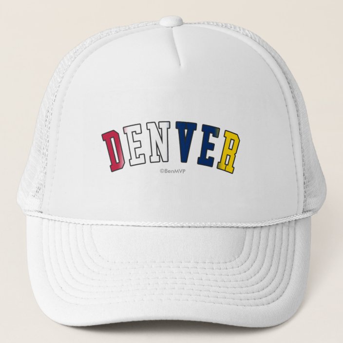 Denver in Colorado State Flag Colors Hat