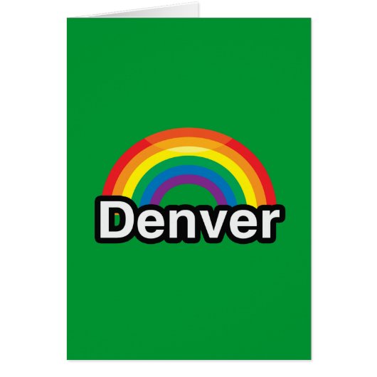 DENVER LGBT PRIDE RAINBOW CARDS (Front)