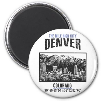 Denver Magnet by KDRTRAVEL at Zazzle