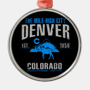 Denver Metal Ornament