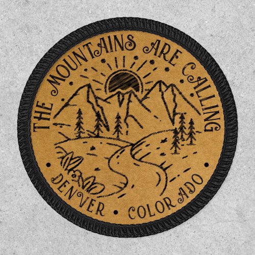Denver Mountain Adventure Camping Trip Location Patch