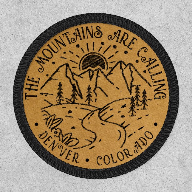 Denver Mountain Adventure Camping Trip Location Patch (Front)