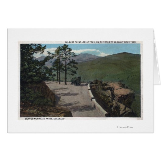 Denver Mountain Park, CO - Wildcat Point Lariat Cards (Front Horizontal)