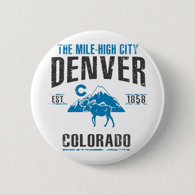 Denver Pinback Button (Front)