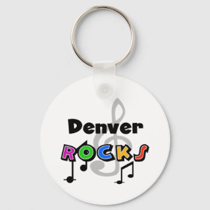 Denver Rocks Keychain